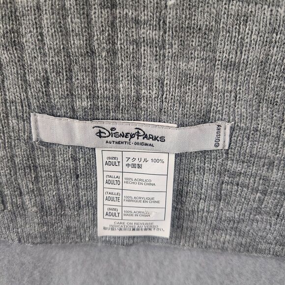 Disney Parks Adult Sequined Fine Knit Scarf Mikey and Stripes Subtle Disney Love - Picture 5 of 5